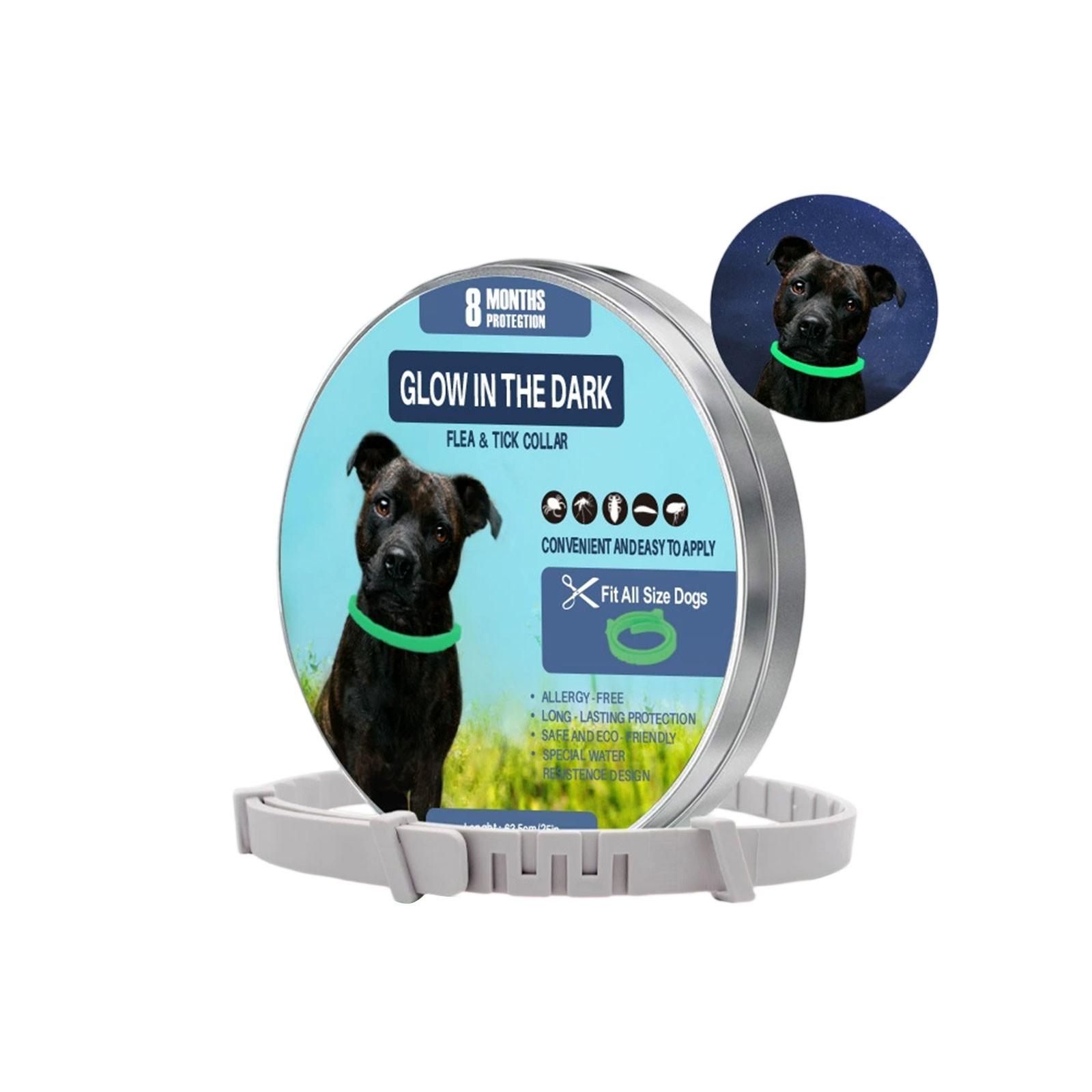 

Ошейник для собак и кошек Регулируемый ошейник для борьбы с глистов у домашних животных One Size