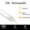 1pc Wireless Rechargeable LED Motion Sensor Cabinet Light - for Closet, Kitchen, Wardrobe, Stairs -Type-C Charging Light Bar