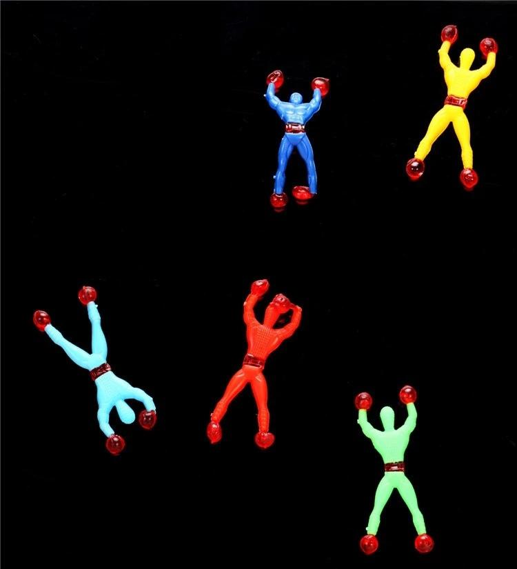 6 peças Homem Escalador de Janela Pinhata Saquinhos de Lembrancinhas Anda-parede Crianças Caindo Grudento