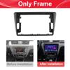For Skoda Rapid Spaceback 2013-2019 Fascia Radio Dvd Stereo Cd Panel Dash Mounting Installation Trim Kit Face Frame Bezel with W