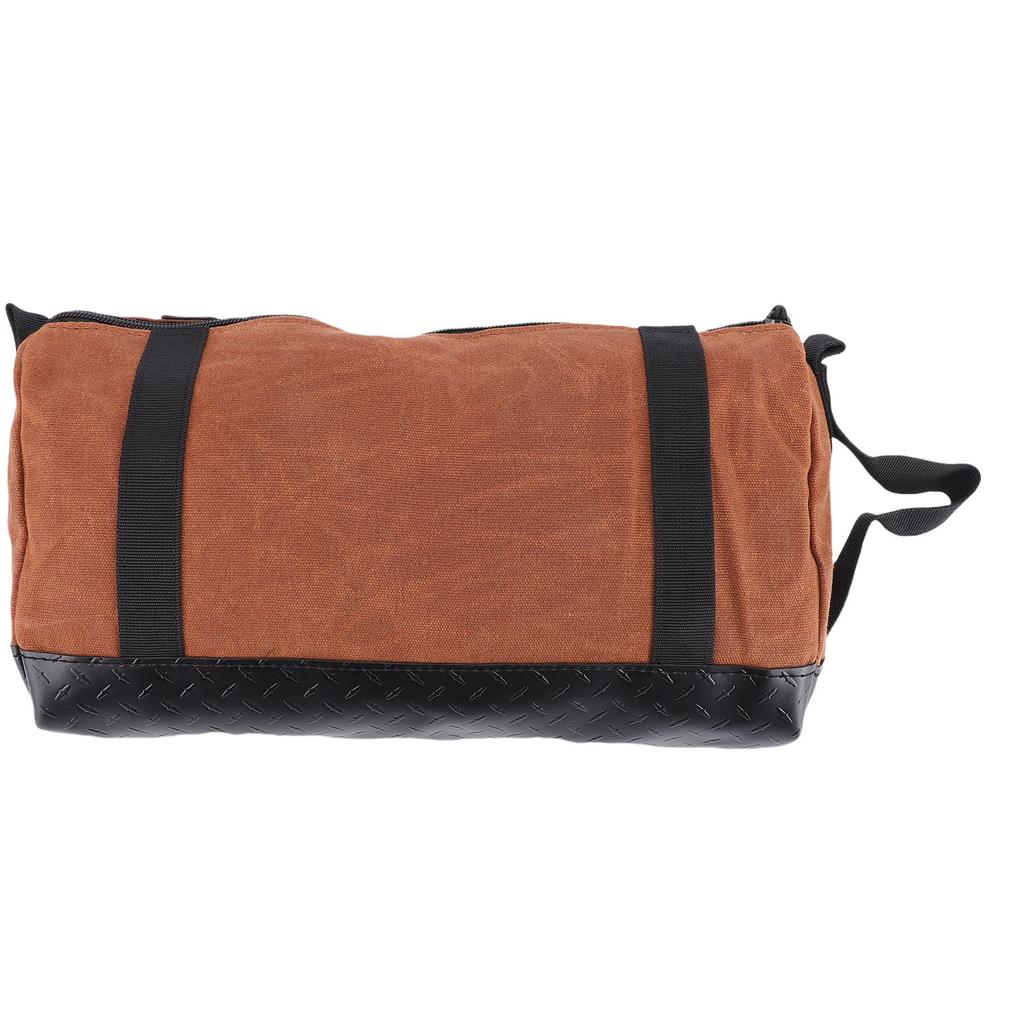 Tool Bag Wide Mouth Large Capacity Thickened Canvas Tool Organizer Bag for Hammer Pliers Wrench Screwdriver