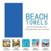 Personalized Beach Towel Custom Name/Logo Text Microfiber Summer Themed Beach Party Towel Thin Absorbent for Swimming Yoga Bath