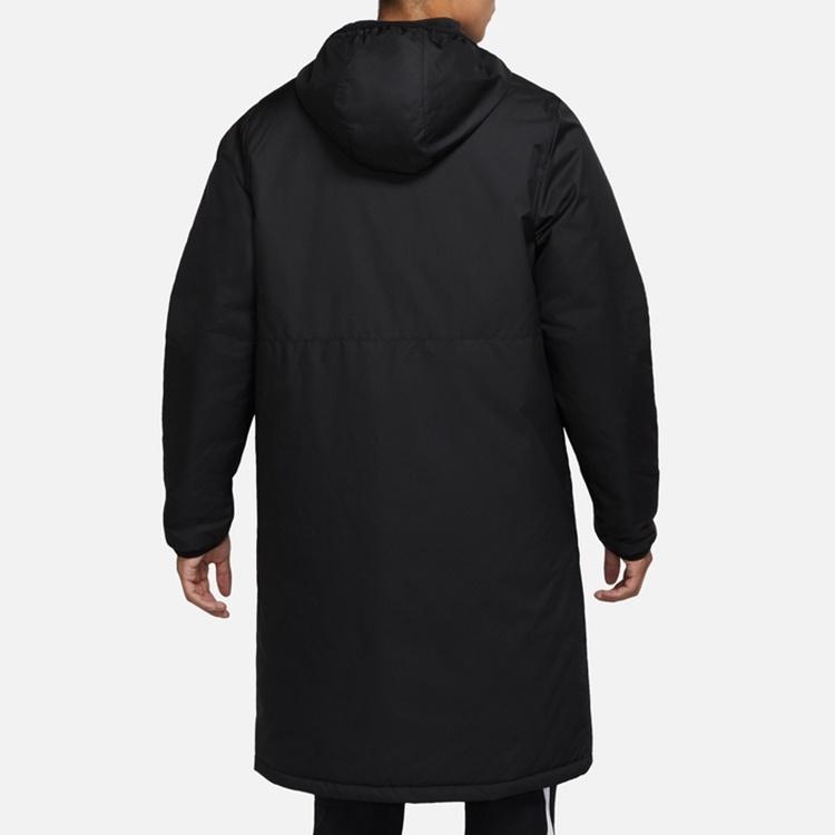 Nike Parka Coats Men's Black Hooded Thickened CW6767-010