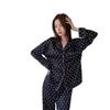 Love Cardigan Women'S Pajamas Long-Sleeved Summer New Girls' Loungewear Set Can Be Worn Outside