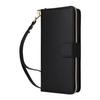 R20 For iPhone 14/13 Case Zipper Pocket Leather Phone Cover Stand View