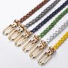 Leather Braided Thin Belt For Woman Dress Shirt Decorative Waist Strap  Pin Buckle Female Waistband Ladies Waist Rope