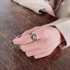 New Bohemian Simple Fashion Fortune Cat Size Adjustable Ring