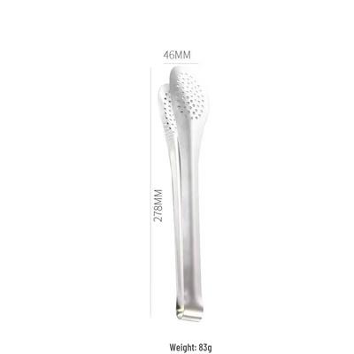 3-Pack 12-inch 304 Stainless Steel Hollow Food Tongs