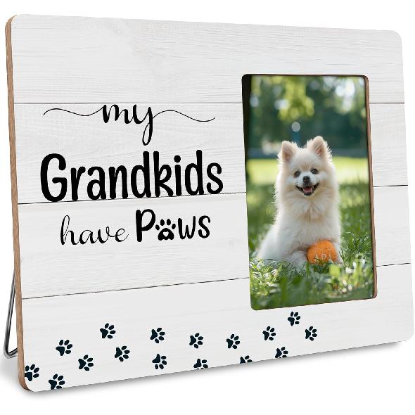 Pet Memorial Gifts for Dogs Remembrance Picture Frame, Loss of Dog Sympathy Gift, My Hardest Goodbye Frames Fits 4x6 Photo