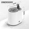 New Pet Foot Washing Machine Household Wash Electric Dog Paw Cleaner for Pet Foot Washing Machine