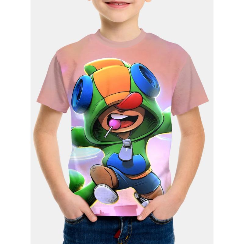 

Летняя молодежная детская одежда Футболка Модная удобная футболка с 3D-принтом мышечных линий и коротким рукавом 170