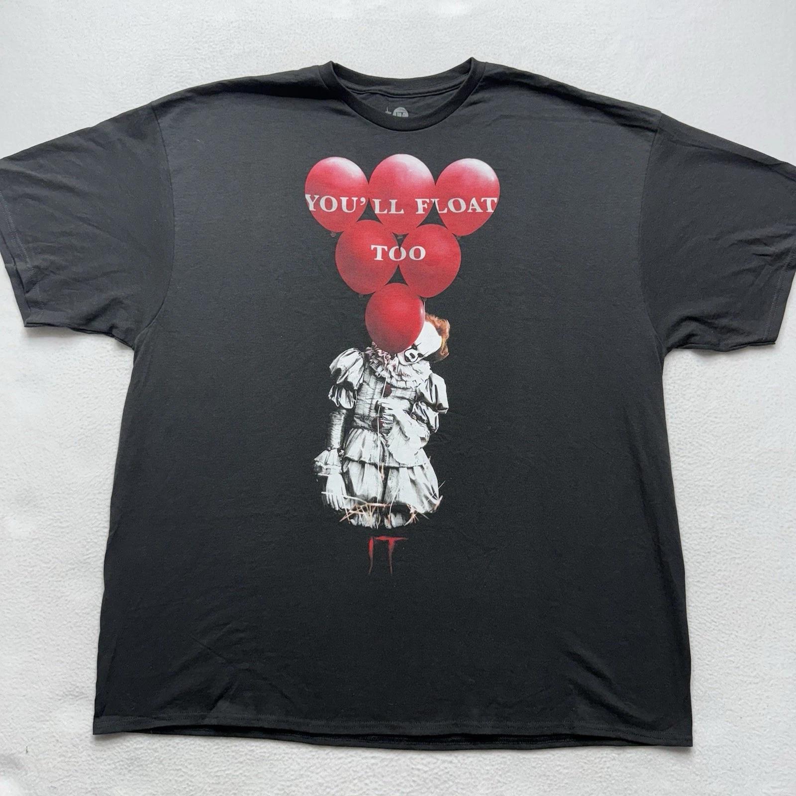 

It The Movie Pennywise You ll Float Too Graphic Men s T-Shirt Size 3XL EUC 2XL