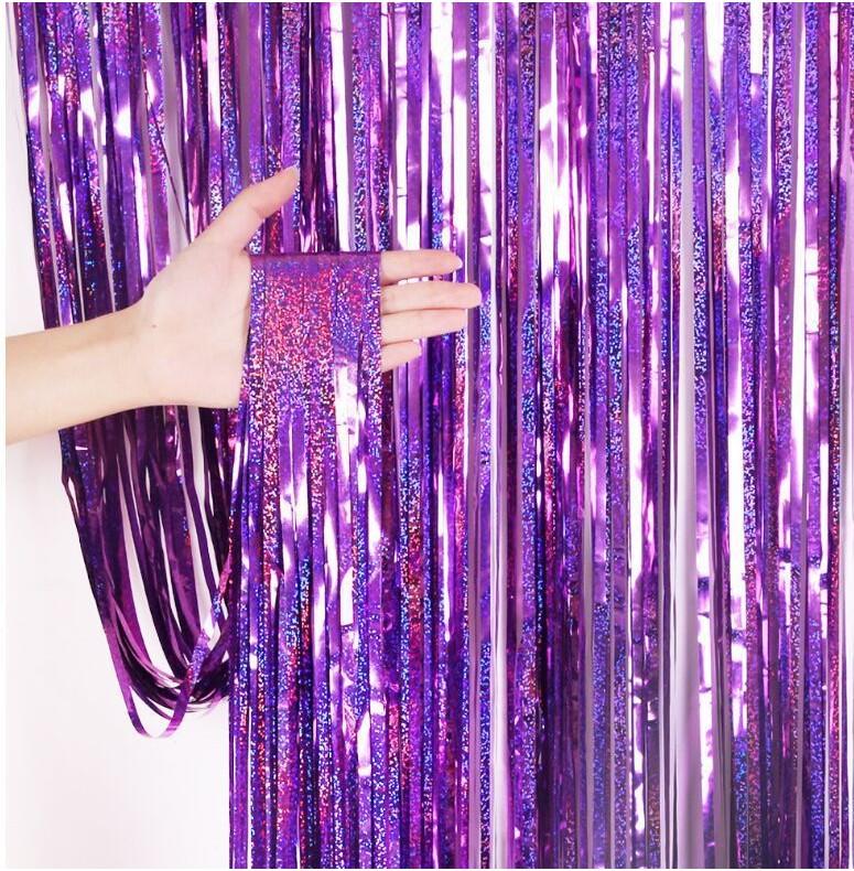 Metallic 1x3m Gorgeous Rain Curtain For Birthday Parties And Holiday Gatherings