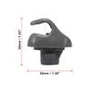 Pack of 2 For Honda Gray Car Sun Visor Hook Clip Bracket Retainer 88217S04003ZA