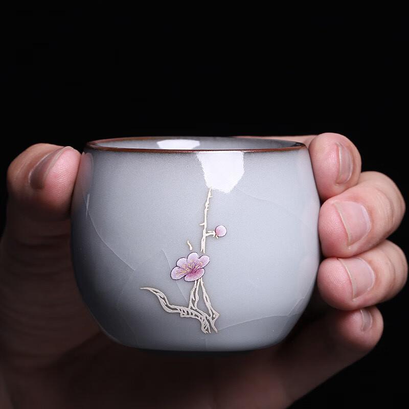 Gongli Official Kiln Plum Blossom Ceramic Tea Cup