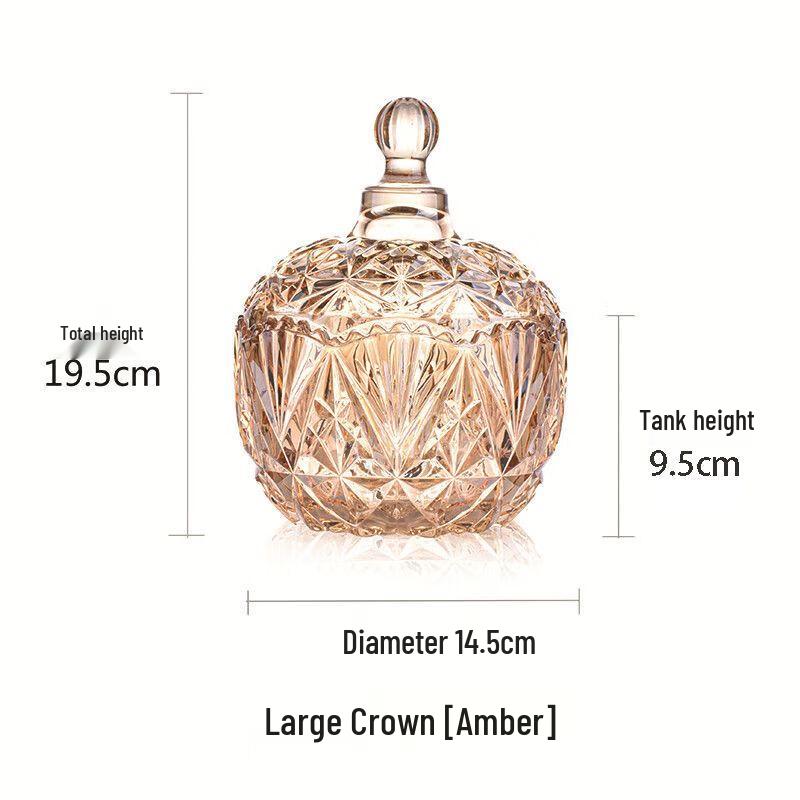 Qianxing Electroplated Glass Candy & Storage Jar