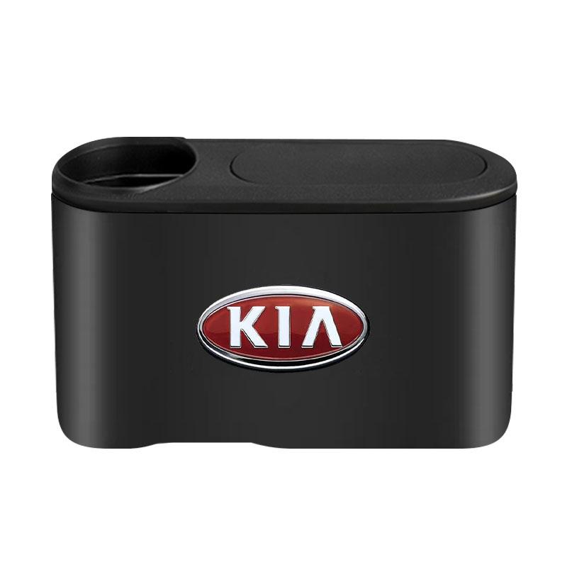 1ks Popelnice Auto Znak Koš na Odpadky Úložný Kontejner Auto Příslušenství Pro KIA Sportage Rio 3 4 Ceed JD Picanto Soul Stonic Niro K5