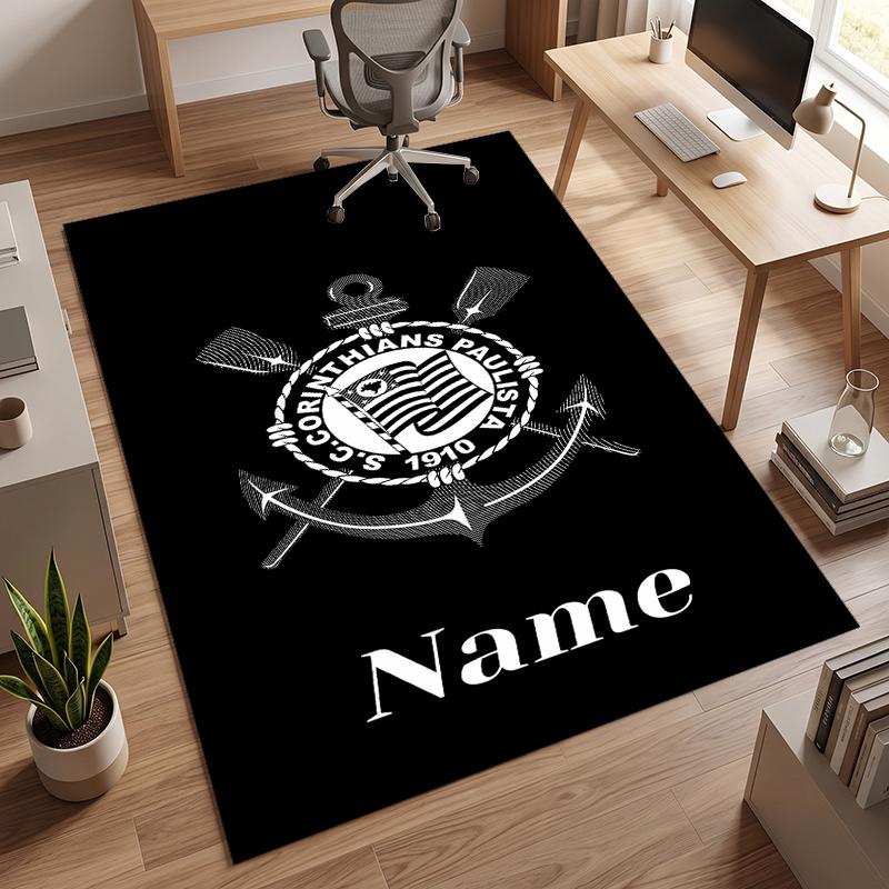 Sport Club Corinthians Paulista (1) Personalisierter Name Büro Teppich Stilvolle Dekoration für Wohnzimmer Schlafzimmer Küche