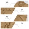 Autumn and Winter Heavyweight European and American Men's Loose and Casual Multi Pocket Plus Velvet Lapel Jacket Jacket Jacket