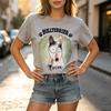 Vintage Bullterrier Lover Tee Cute Bullterrier Dog Face Print Unisex Unisex Cotton Short Sleeve Trendy Streetwear For Dog Owners