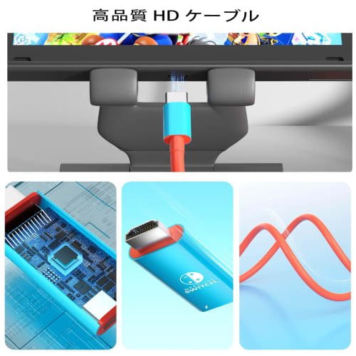 [Nový příchod 2024] Přepínací dok, originální přímý TV výstup Přepínač HDMI Type-C Rozlišení 4K a 1080/konverze HDMI/Nabíjení PD typu C/Přímý TV výstup M