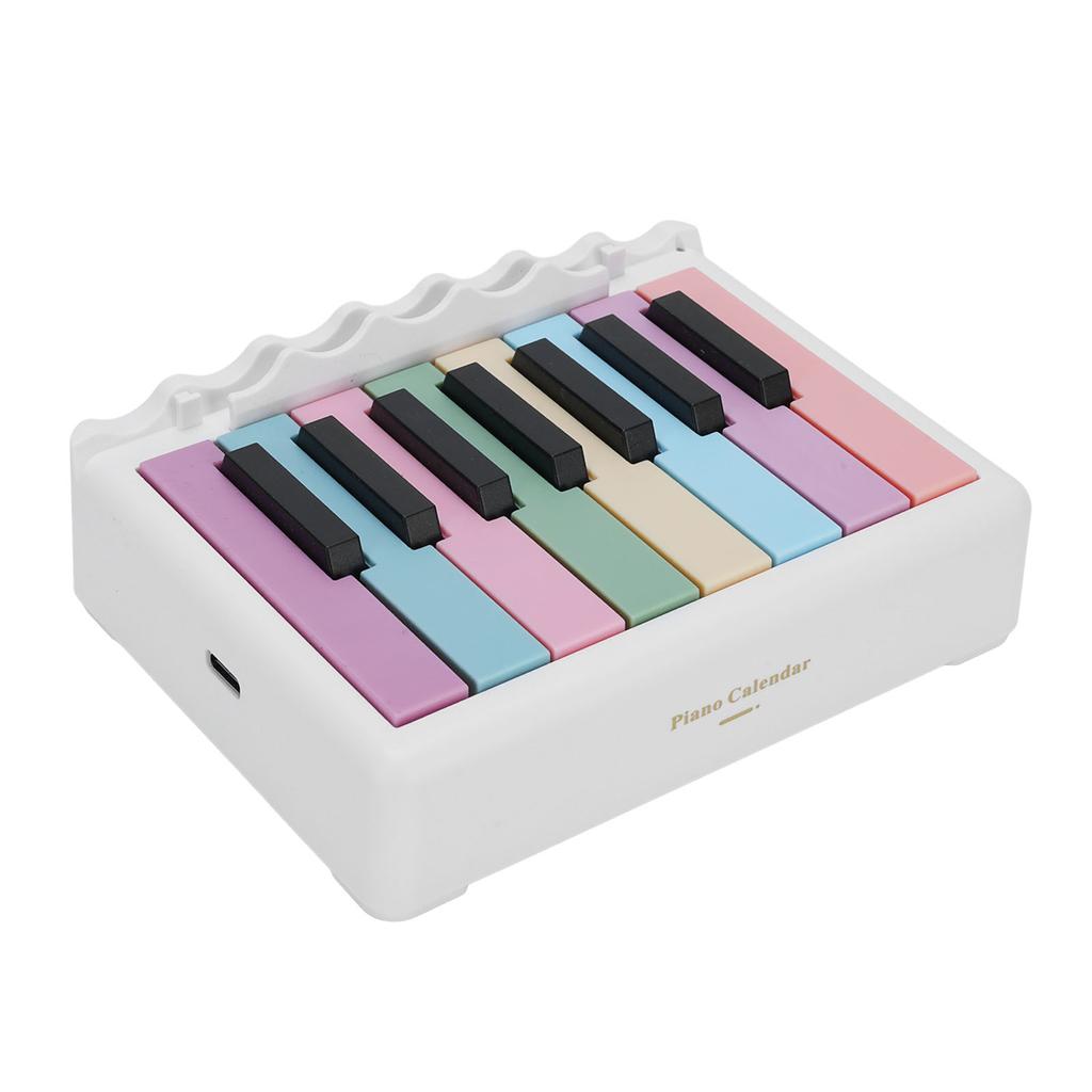 Piano Calendar 2025 Miniature Piano Desk Calendar Playable Piano Desk Calendar for