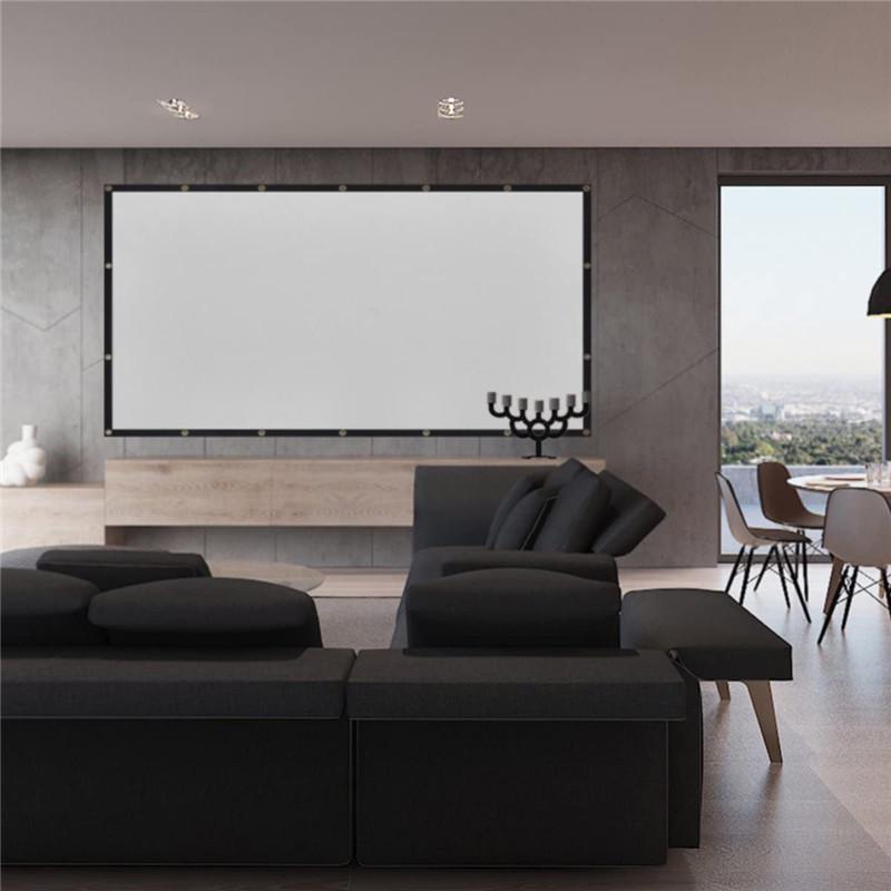Tragbarer Outdoor faltbarer Projektorleinwand mit Ständer für Camping