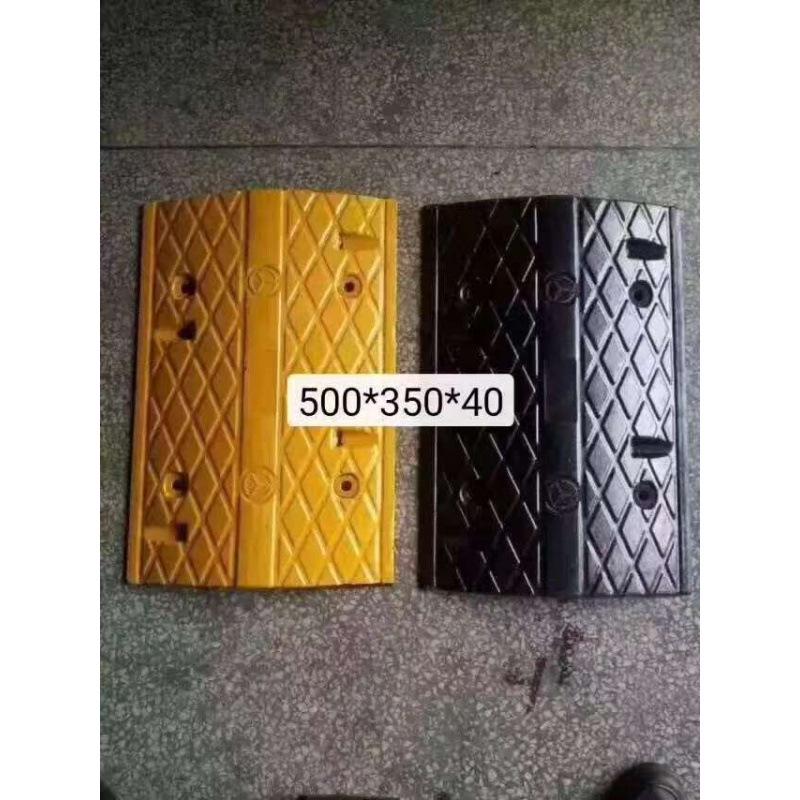 Rubber Speed Bump: Door, Road, Groove, Ramp Mat - Parking Wheel Stopper with Shock Absorption.