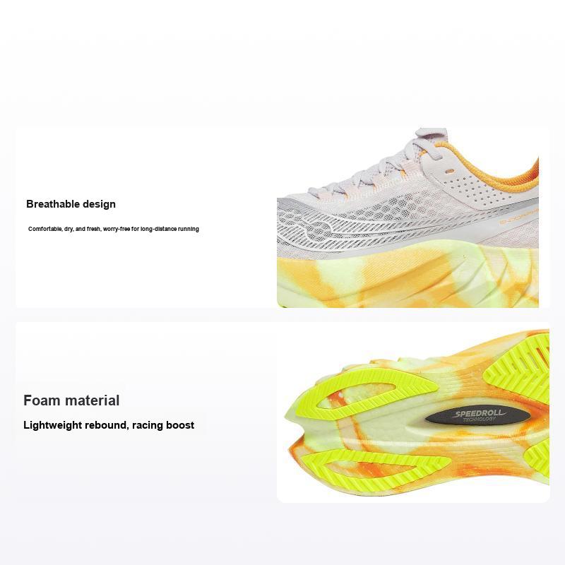 Saucony Women's Grey Endorphin Pro 4 Fog Peel Sneakers S10939-30 Cm
