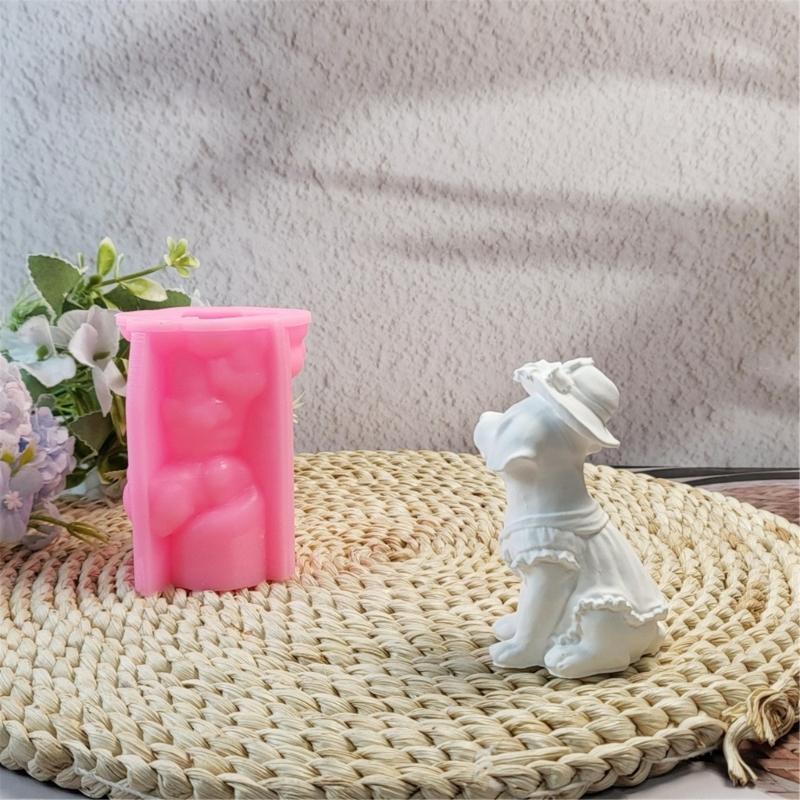 3D Dog Molds Casting Molds Plasters Molds Animal Silicone Mould Ornament Molds Epoxy Resin Molds Castings Molds