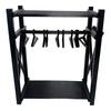 Mini Doll Wardrobe with 10 Hangers Doll Clothes Storage Closet for Display Dollhouse Accessories for 15/17cm Dolls