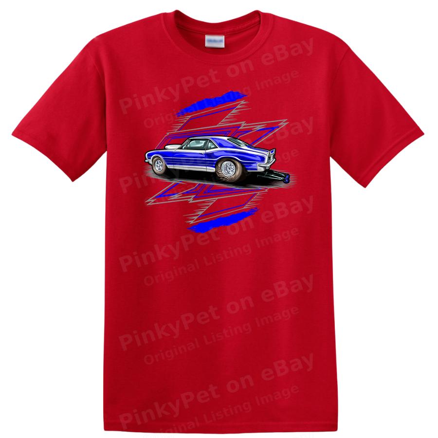 Classic Muscle Car T Shirt Vintage Racing Graphic Tee Cool Automotive Design