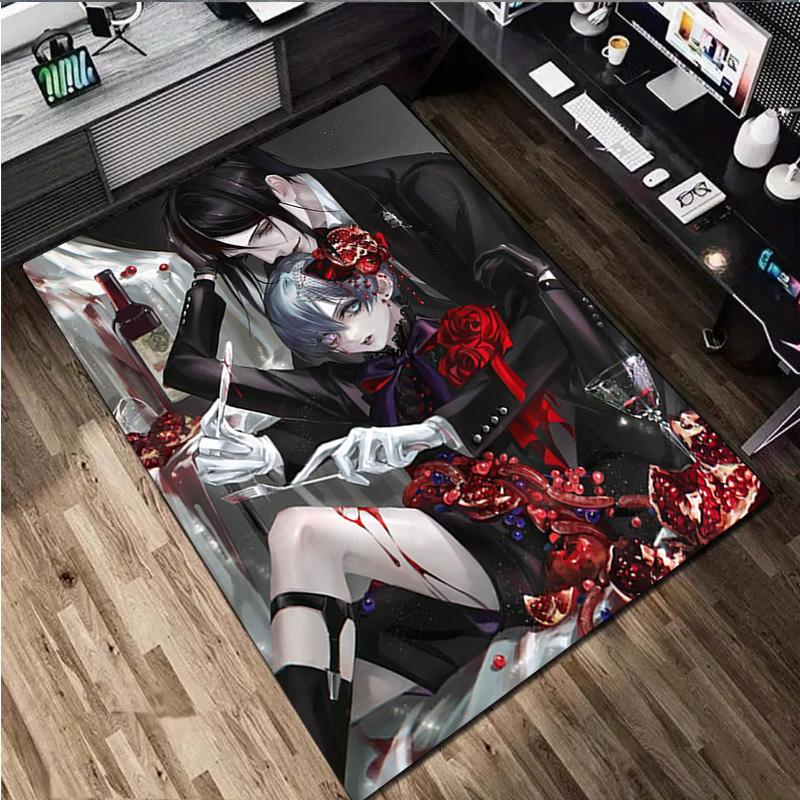 Black Butler Rug - Home carpet Office Decorative Carpet For Living Room Bedroom Door Mat Floor Rug Computer Chair Area Rug