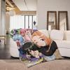 Anime The S Shiunji F Family C Children  Flannel  Blanket Suitable for Sofa Living Room Bedroom