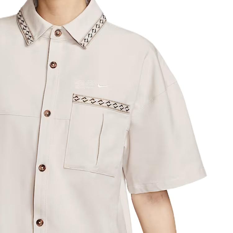 Nike Naomi Osaka Shirt Damen Beige HJ0350-072