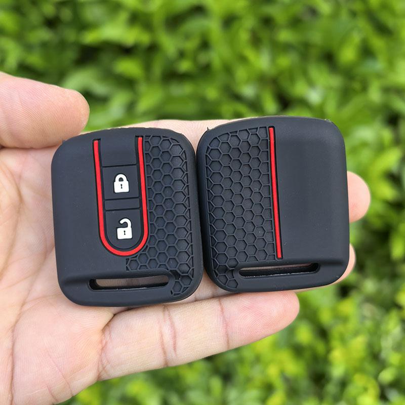 Car Key Silicone Case Fob Rubber Cover For Nissan Micra K12 Note Navara Qashqai J10 Primera Almera Sunny X-Trail