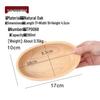 Japanese Style Boat-Shaped Wooden Serving Tray