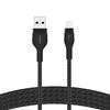 USB C/Lightning Cable - BELKIN - CAA010BT2MBK - 2m - MFI Certified - Black