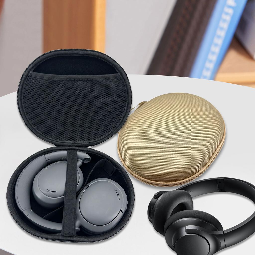Water Resistant Headphone Organizers Bag with Interior Compartments and Reinforced Zippers System for Life