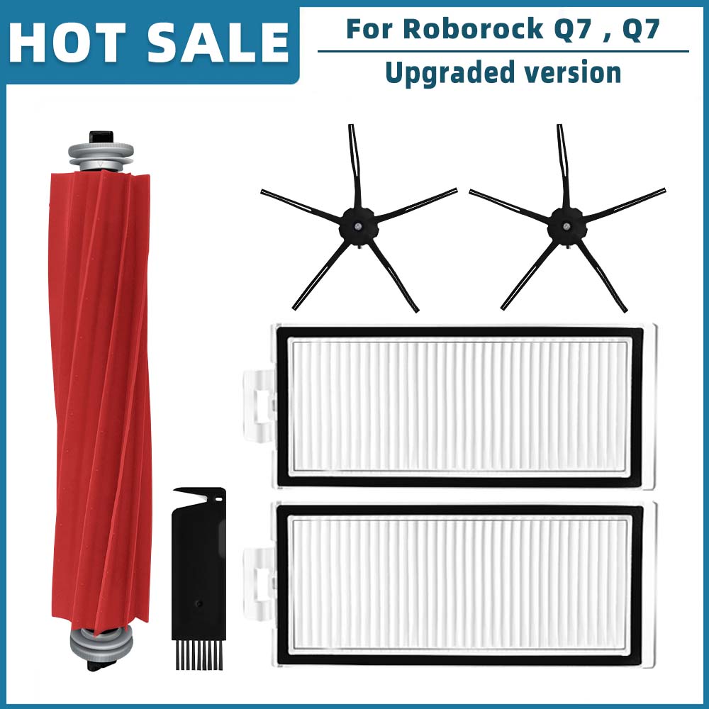 Kompatibel für Roborock Q7 , Q7+ , Q7 Max , Q7 Max+ Plus , T8 Roboterstaubsauger Hauptseitenbürste Filter Mopp Staubbeutel Ersatzteile