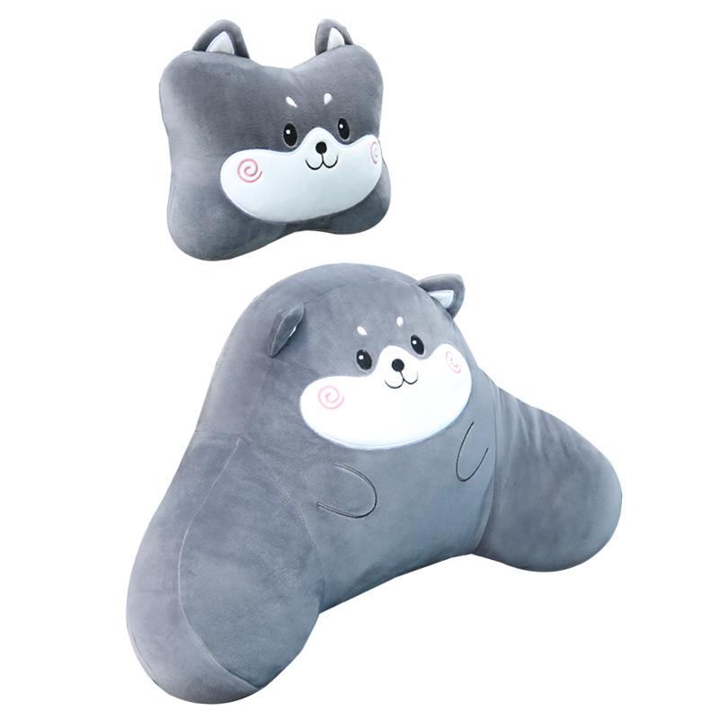 Cute Car Lumbar Support Cushion - Ergonomic Pillow for Driver Seat and Headrest