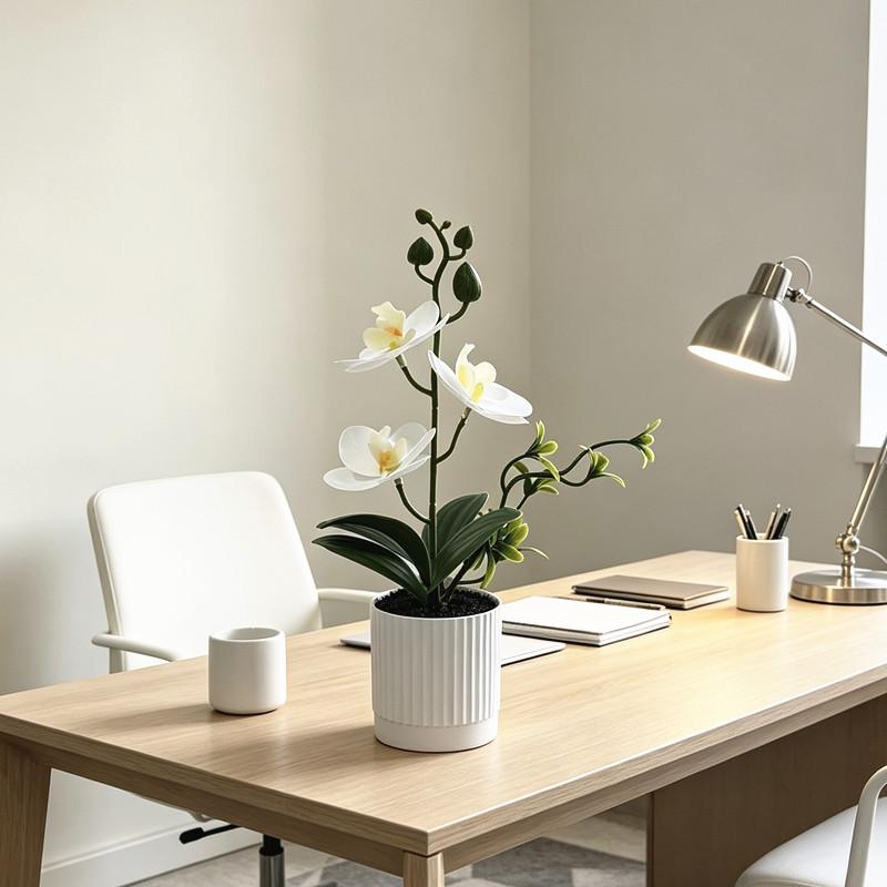 Butterfly Orchid Artificial Potted Plant For Home Decor And Event Arrangements