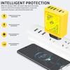Chargeur de téléphone multiport: 2 ports USB Type-C PD + 4 ports USB, Chargeur de voyage 3,1 A