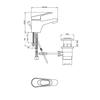 SCHÜTTE Robinet mitigeur lavabo Athos