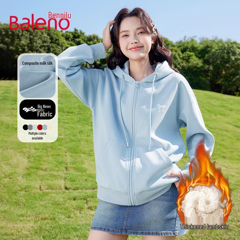 

Baleno Women s Lamb Fleece Zip-Up Hoodie 2XL