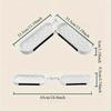 Punch-free Bathroom Shelves Revolving Rack Wall-mounted Foldable Corner Shower Storage Holder Kitchen Wall Rack Organizer