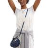 Coach Jonie 15 Logo Print Silver Hardware Signature Denim Mini Shoulder Crossbody Bag Women Bags Blue CAO04-LHRHY