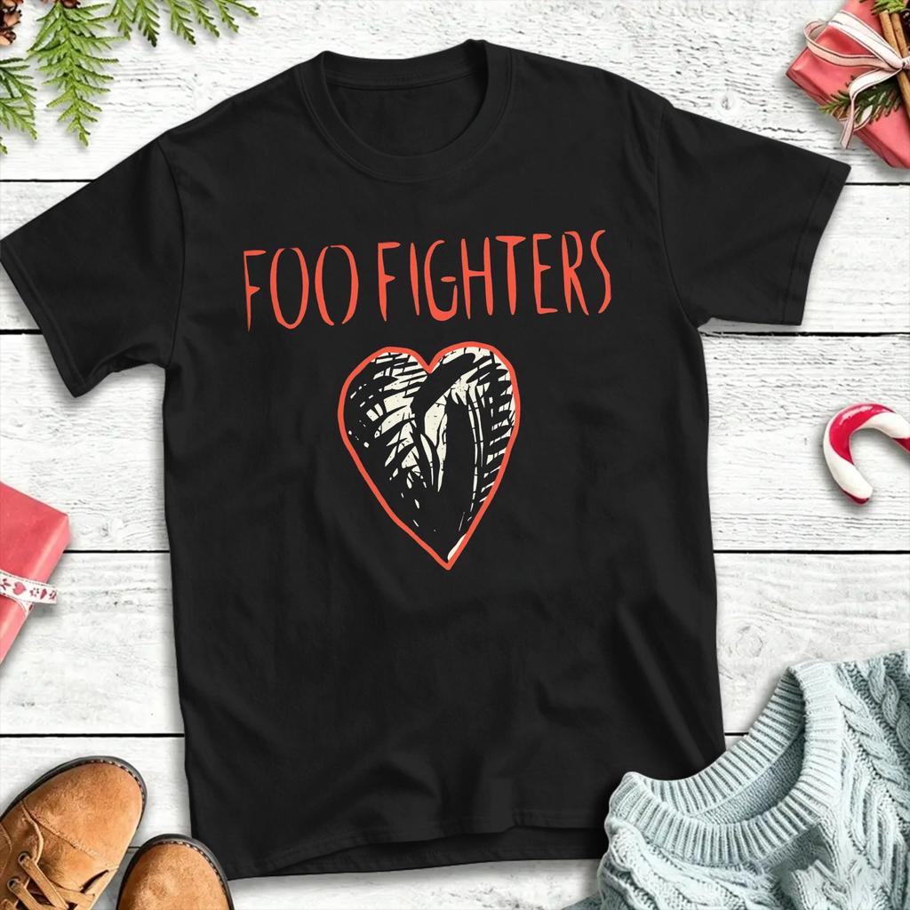 FOO FIGHTERS One By One Unisexs T Shirts Vintage Tee Shirt Short Sleeve O Neck TShirt Cotton Plus Size Clothes