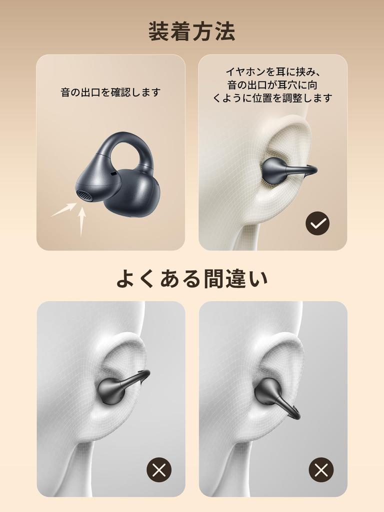EDIFIER Comfo Bass Pro Ear Cuff Wireless Earphones: LDAC, AAC, High-Resolution Audio, Dolby Audio Compatible, Bluetooth 6.1, Up To 48 Hours of Playbac