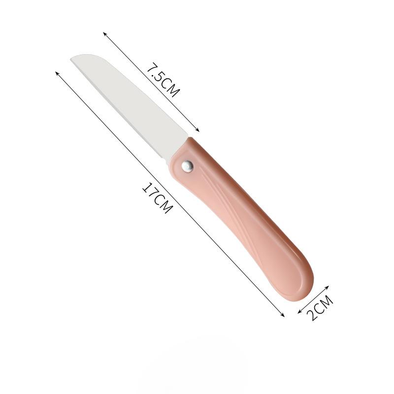 Stainless Steel Folding Fruit Knife Household Portable Portable Small Shaving Knife Kitchen Knife Paring Knife Melon and Fruit Knife